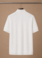 Areleon | Men’s Breathable Luxury Polo Shirt Soft Textured Knit