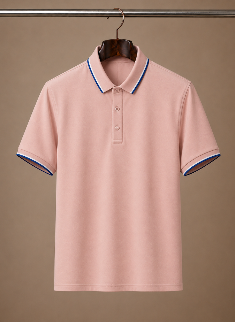 Areleon | Men’s Classic Tipped Polo Shirt Smart Casual Fit
