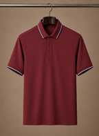 Men's Classic Tipped Polo Shirt – Smart Casual Cotton | Areleon
