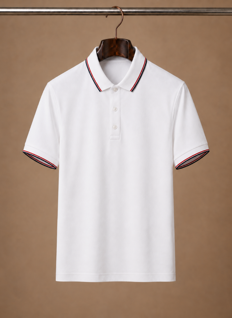 Areleon | Men’s Classic Tipped Polo Shirt Smart Casual Fit