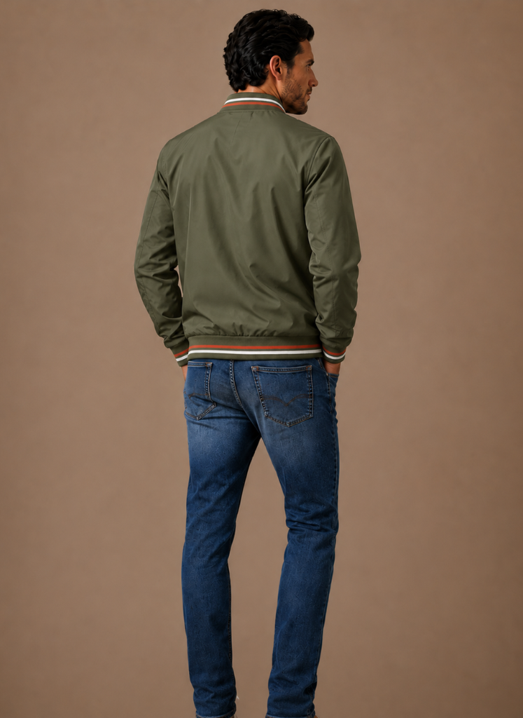 Areleon | Men’s Lightweight Bomber Jacket Casual Zip-Up Fit |
