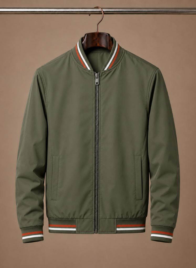 Areleon | Men’s Lightweight Bomber Jacket Casual Zip-Up Fit |