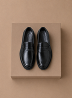 Men's Leather Penny Loafers – Smart Casual Classic | Areleon