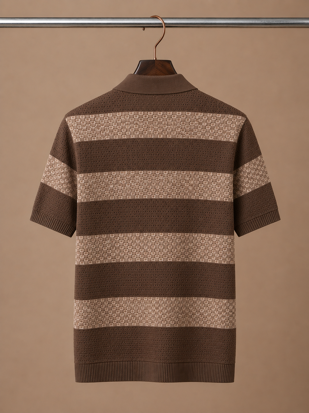 Areleon | Men’s Premium Striped Polo Shirt for Smart Casual Wear