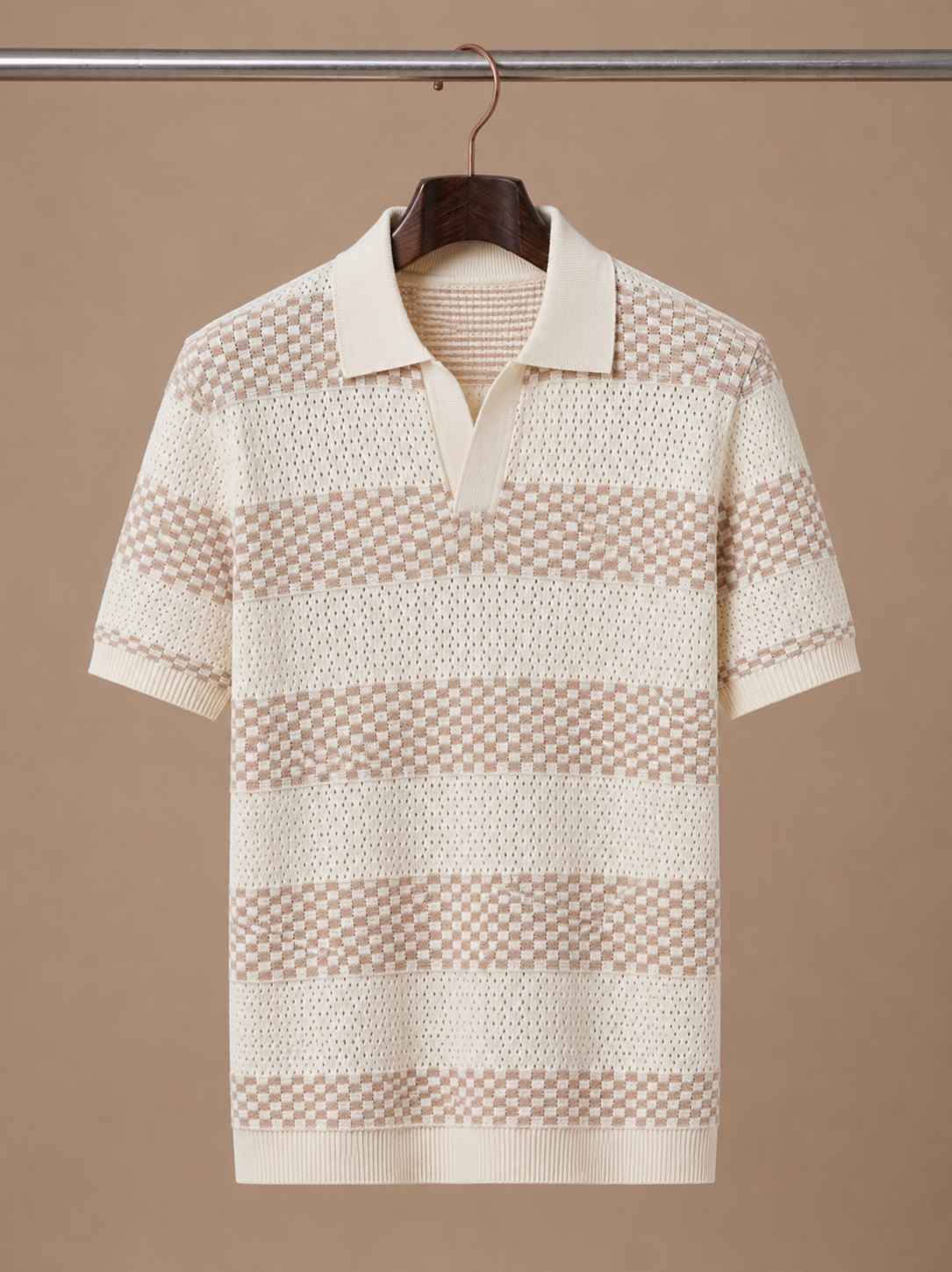 Areleon | Men’s Premium Striped Polo Shirt for Smart Casual Wear