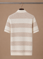 Areleon | Men’s Premium Striped Polo Shirt for Smart Casual Wear