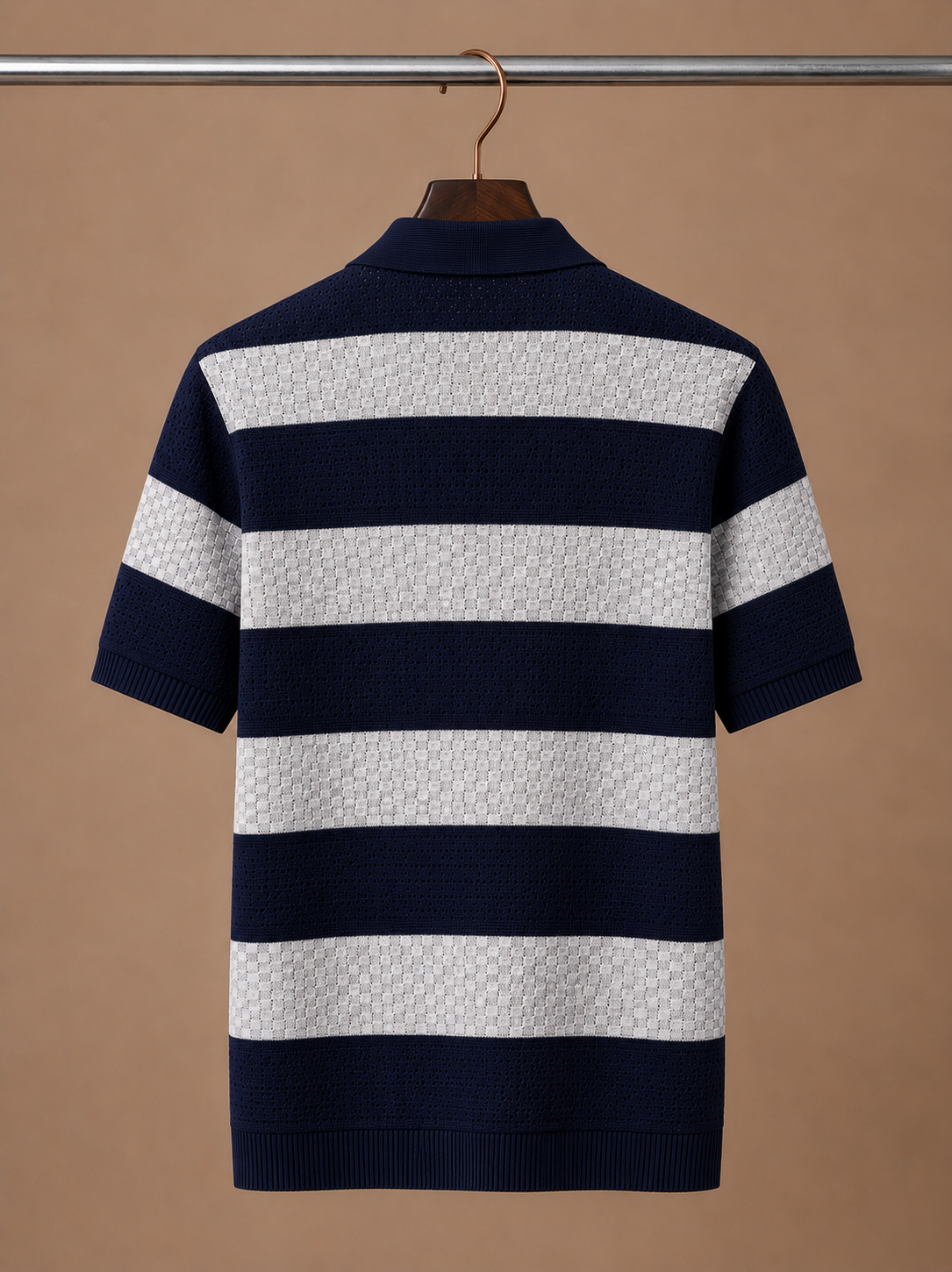 Areleon | Men’s Premium Striped Polo Shirt for Smart Casual Wear