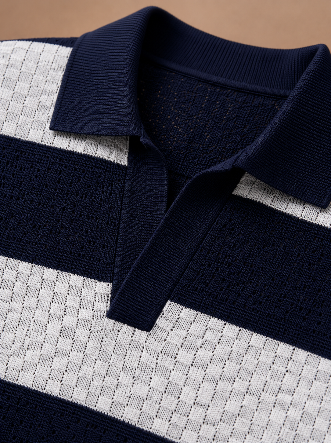 Areleon | Men’s Premium Striped Polo Shirt for Smart Casual Wear