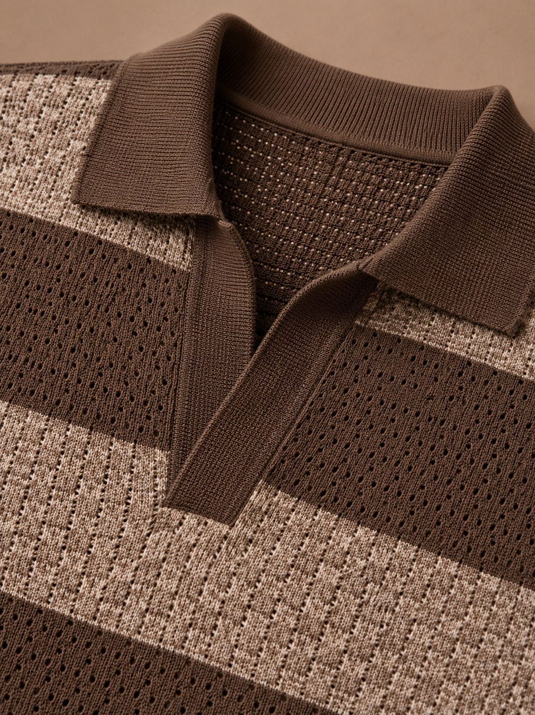 Areleon | Men’s Premium Striped Polo Shirt for Smart Casual Wear