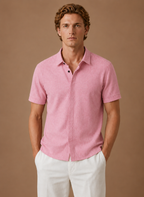 Men's Short Sleeve Linen Cotton Shirt – Smart Casual | Areleon