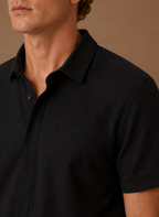 Men's Short Sleeve Linen Cotton Shirt – Smart Casual | Areleon