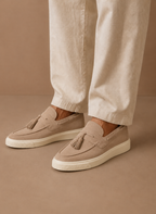 Areleon |  Men’s Slip-On Loafer Sneakers Casual Suede Tassel Detail