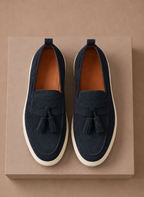 Areleon |  Men’s Slip-On Loafer Sneakers Casual Suede Tassel Detail
