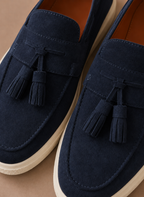 Areleon |  Men’s Slip-On Loafer Sneakers Casual Suede Tassel Detail