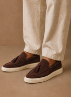 Areleon |  Men’s Slip-On Loafer Sneakers Casual Suede Tassel Detail