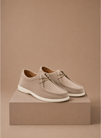 Areleon | Men’s Suede Moc-Toe Lace-Up Casual Shoes