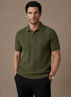 Areleon | Men’s Summer Polo Shirt – Breathable Slim Fit Casual Wear