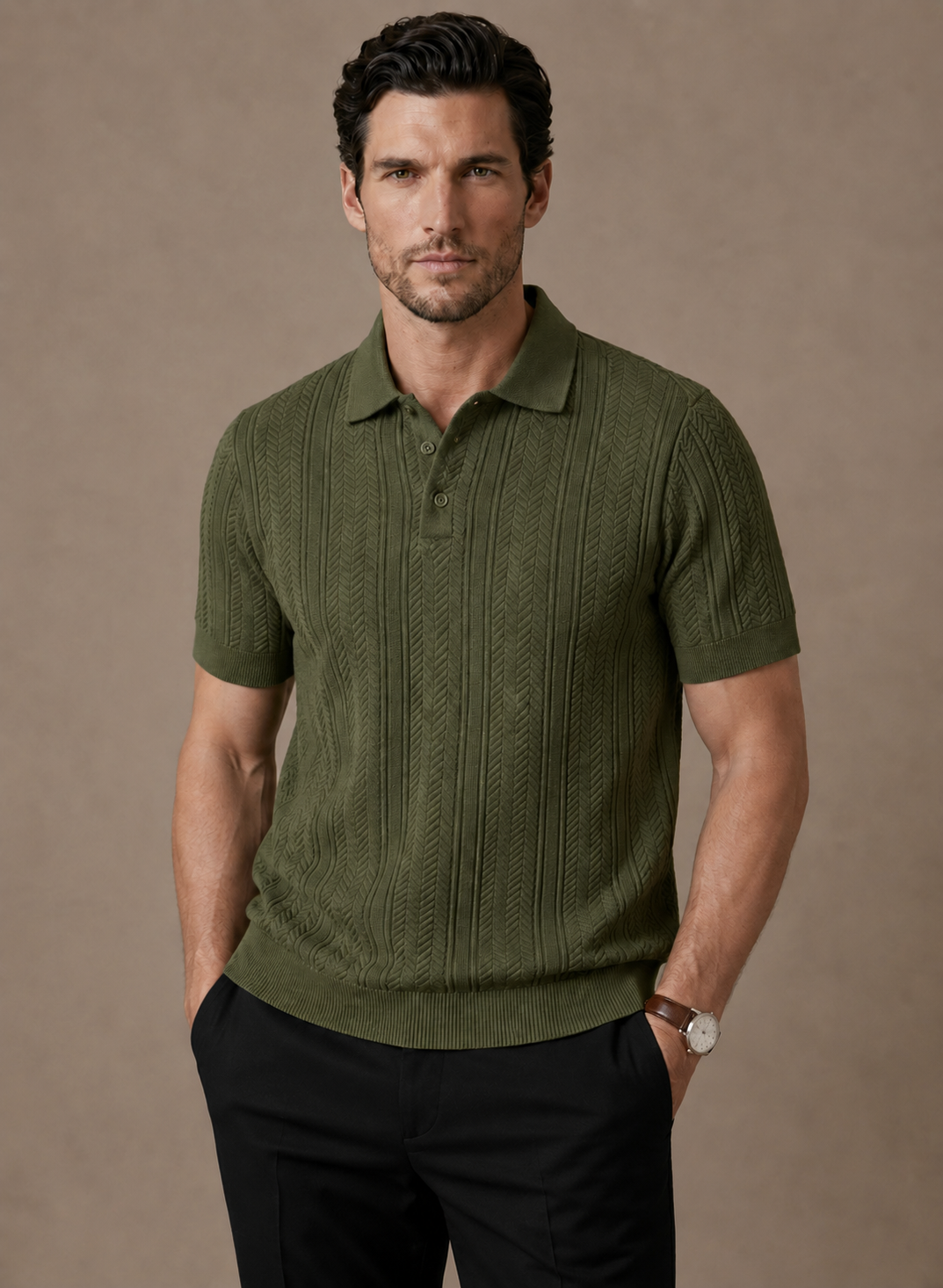 Areleon | Men’s Summer Polo Shirt – Breathable Slim Fit Casual Wear