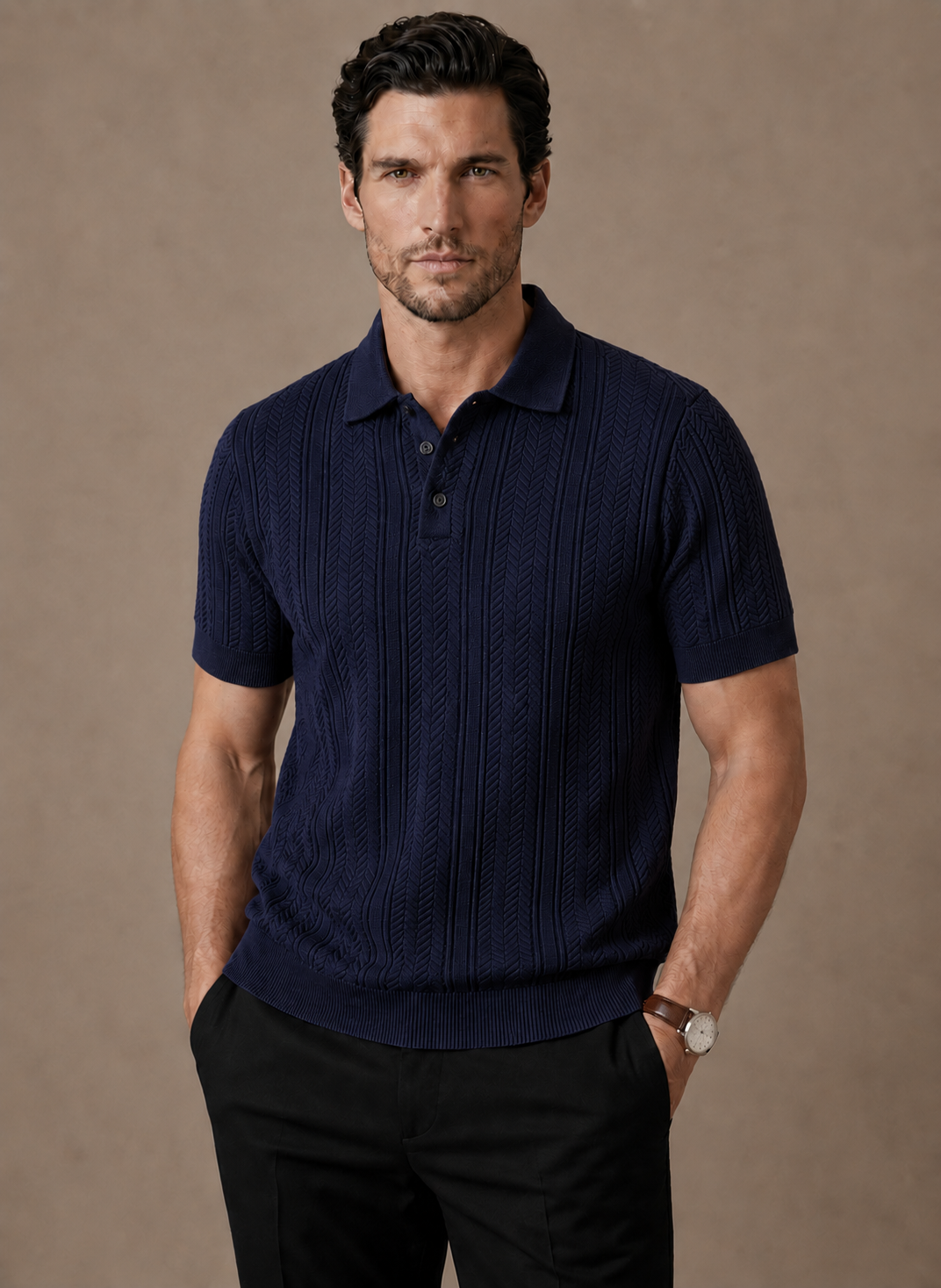 Areleon | Men’s Summer Polo Shirt – Breathable Slim Fit Casual Wear