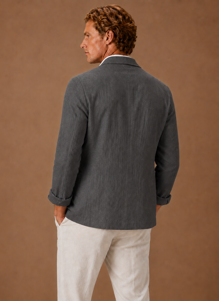 Men's Linen Blazer – Tailored Smart Casual Lightweight | Areleon