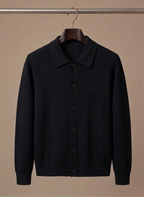 Areleon | Men’s Breathable Knit Cardigan Sweater Smart Casual Layer
