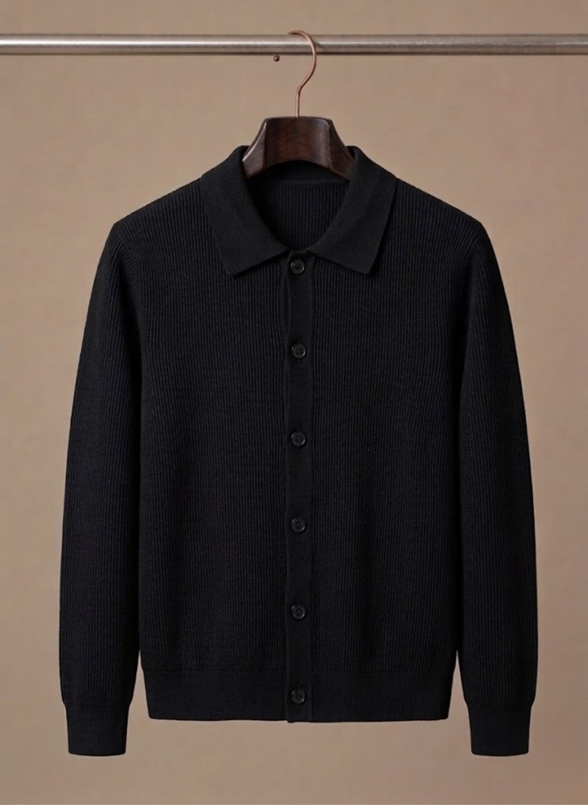 Areleon | Men’s Breathable Knit Cardigan Sweater Smart Casual Layer