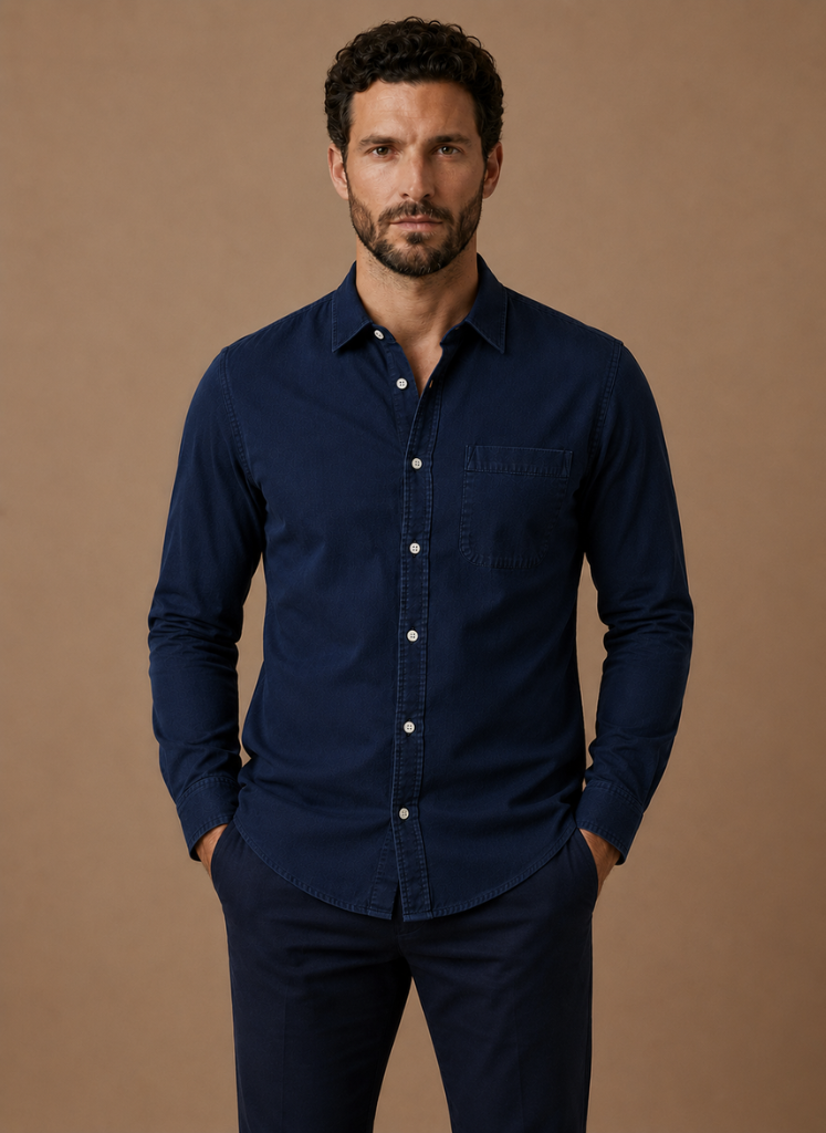 Areleon | Men’s Classic Button-Up Shirt for Smart Casual Outfits
