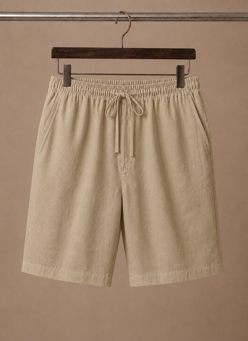 Men's Cotton Linen Shorts – Relaxed Fit Summer | Areleon