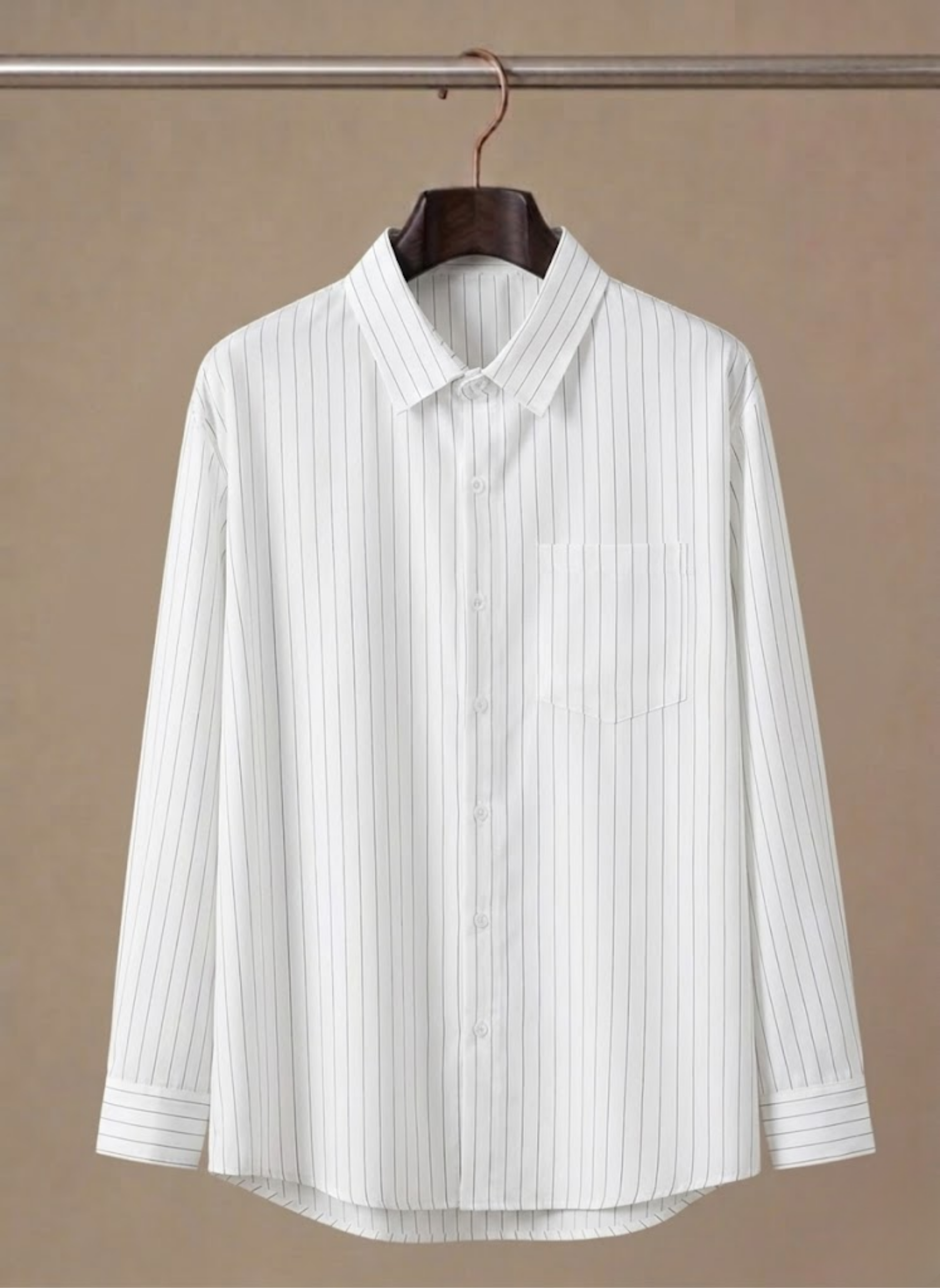 Areleon | Men’s Cotton Striped Casual Shirt – Classic Button-Up Style