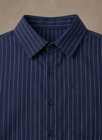 Areleon | Men’s Cotton Striped Casual Shirt – Classic Button-Up Style