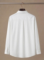 Areleon | Men’s Cotton Striped Casual Shirt – Classic Button-Up Style