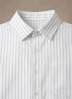 Areleon | Men’s Cotton Striped Casual Shirt – Classic Button-Up Style
