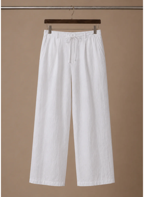 Men's Linen Blend Trousers – Lightweight Smart Casual | Areleon