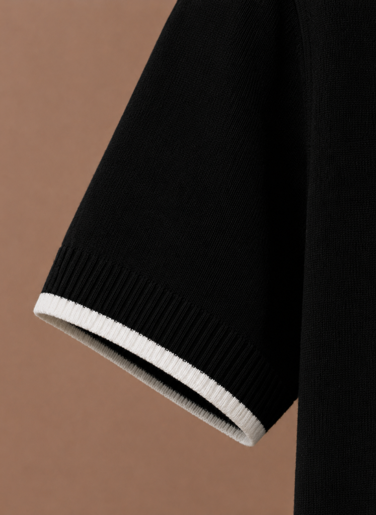 Areleon | Men’s Luxury Cotton Polo Shirt Contrast Trim Slim Fit