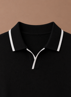 Areleon | Men’s Luxury Cotton Polo Shirt Contrast Trim Slim Fit
