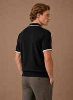 Areleon | Men’s Luxury Cotton Polo Shirt Contrast Trim Slim Fit