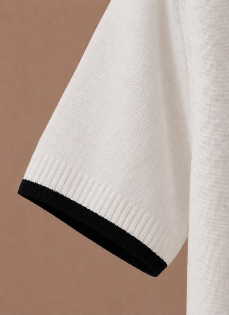 Areleon | Men’s Luxury Cotton Polo Shirt Contrast Trim Slim Fit
