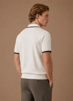 Areleon | Men’s Luxury Cotton Polo Shirt Contrast Trim Slim Fit
