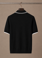 Areleon | Men’s Luxury Cotton Polo Shirt Contrast Trim Slim Fit