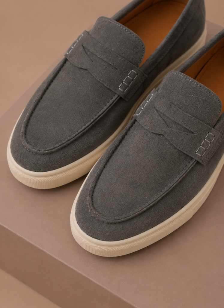 Areleon | Men's Premium Slip-On Loafers Lightweight Suede Shoes