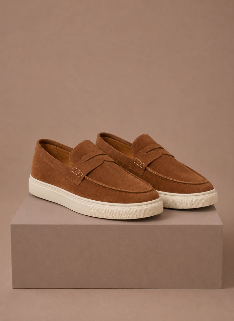 Areleon | Men's Premium Slip-On Loafers Lightweight Suede Shoes