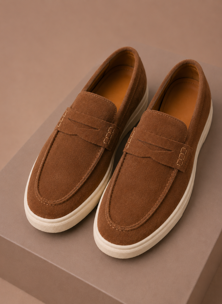 Areleon | Men's Premium Slip-On Loafers Lightweight Suede Shoes