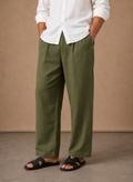 Areleon | Men’s Relaxed Fit Linen Cotton Summer Pants