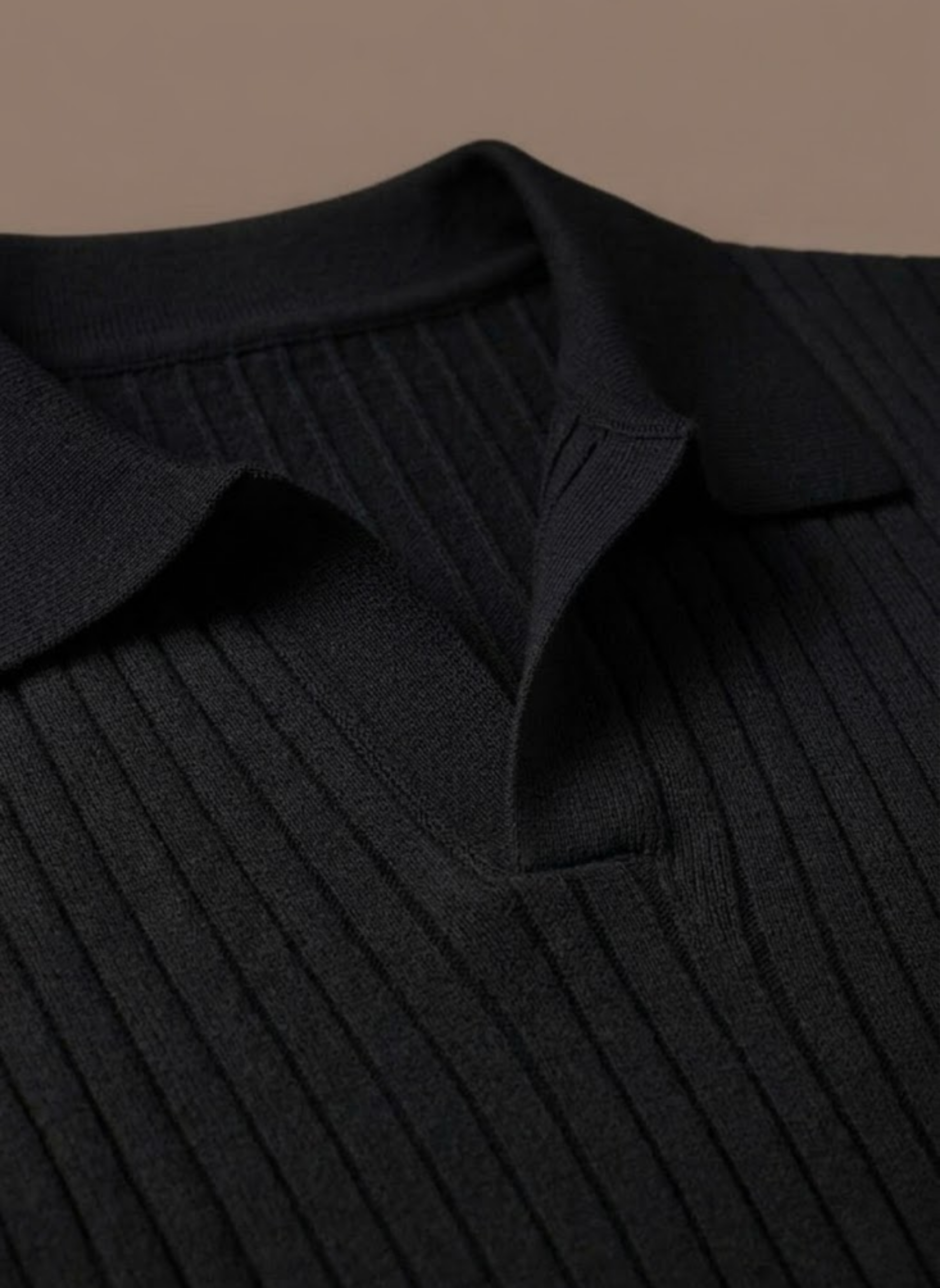 Areleon | Men’s Ribbed Knit Polo Shirt – Lightweight Summer Casual Polo