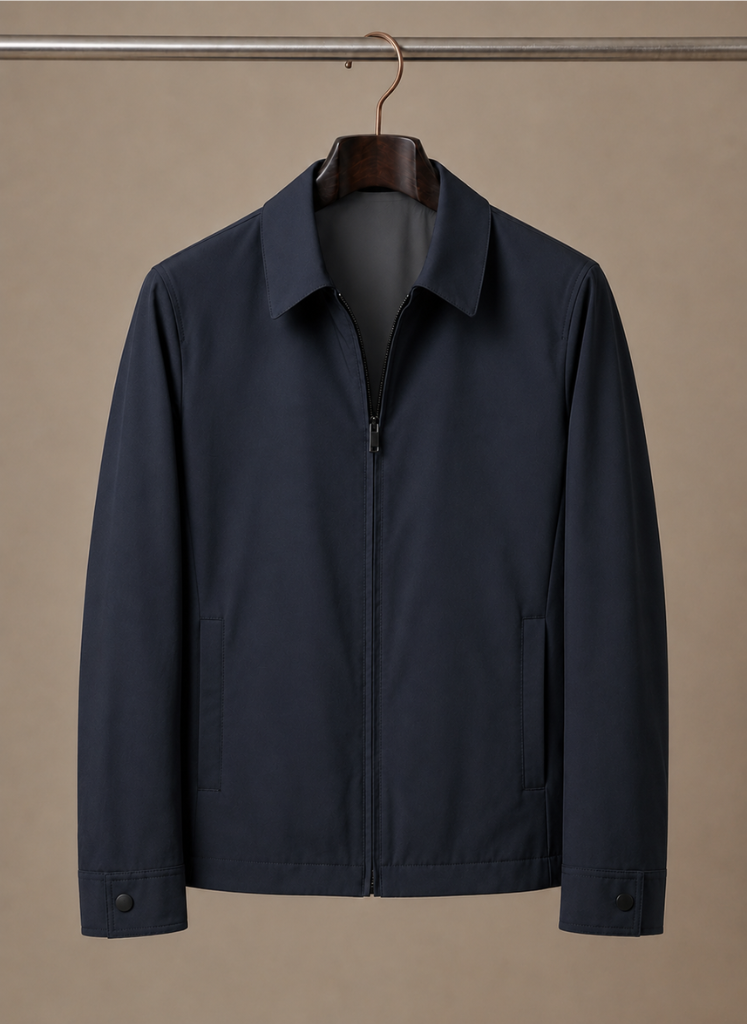 Areleon | Men’s Smart Casual Polo Collar Jacket – Lightweight Coat