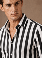 Areleon | Men’s Striped Button Down Shirt for Smart Casual Outfits
