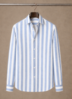 Areleon | Men’s Striped Button Down Shirt for Smart Casual Outfits