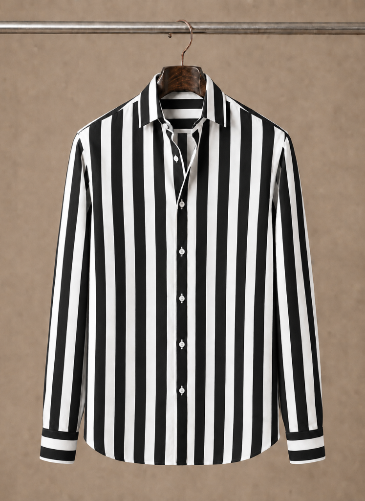 Areleon | Men’s Striped Button Down Shirt for Smart Casual Outfits