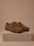 Areleon | Men’s Suede Driving Loafers Soft Comfortable Slip-On Shoes