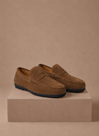 Areleon | Men’s Suede Driving Loafers Soft Comfortable Slip-On Shoes